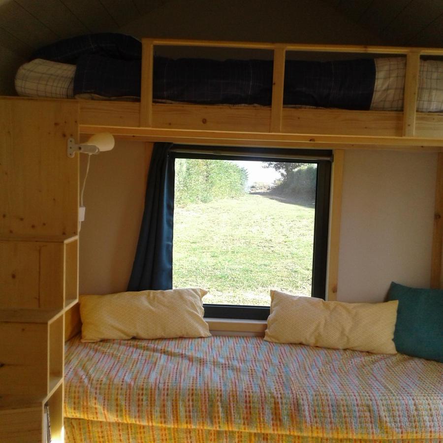 Tiny House Sur La Presqu'Ile Sauvage Hotell Lanmodez Exteriör bild