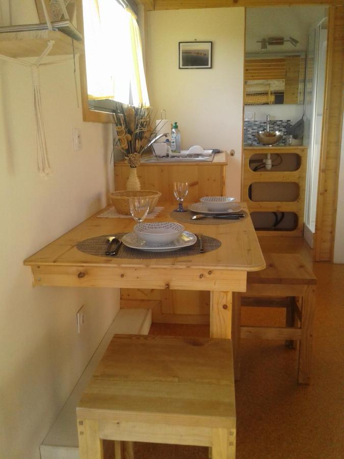 Tiny House Sur La Presqu'Ile Sauvage Hotell Lanmodez Exteriör bild
